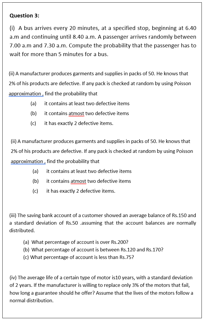 Solved Please Solve All I Ii Iii Iv Part Ii Chegg Com