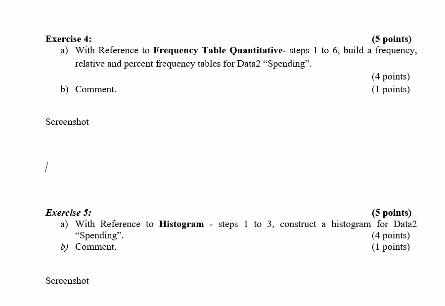 Solved Exercise 4: (5 points) a) With Reference to Frequency | Chegg.com