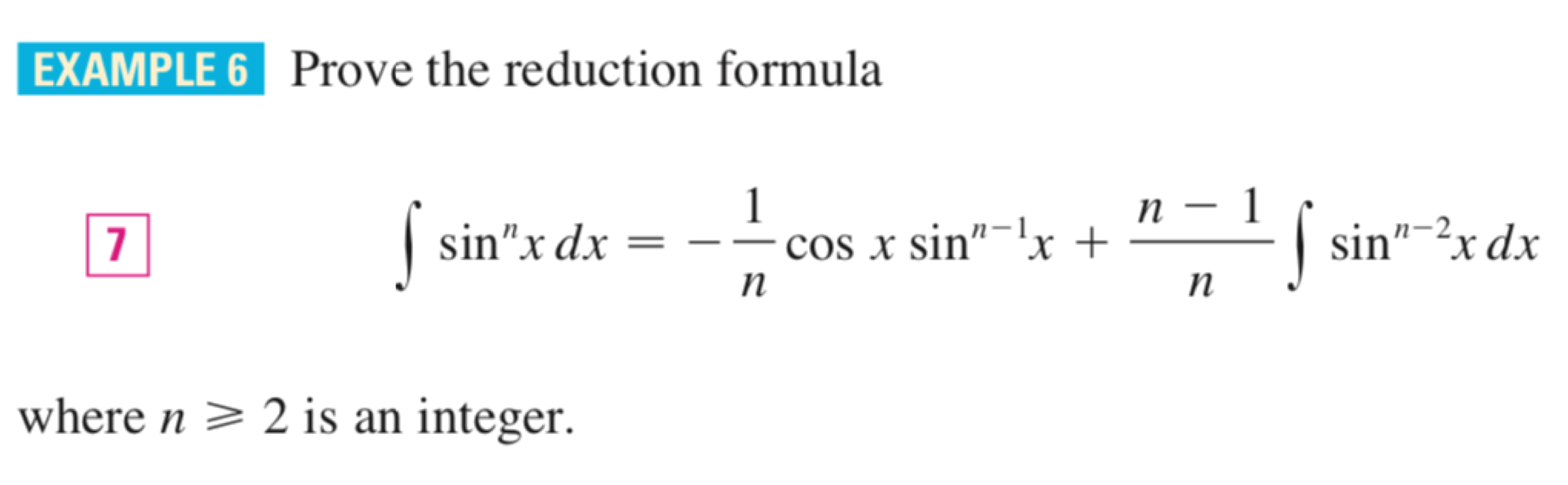 Mathematical Reduction Formulas Solved May you please answer this question on a clear | Chegg.com