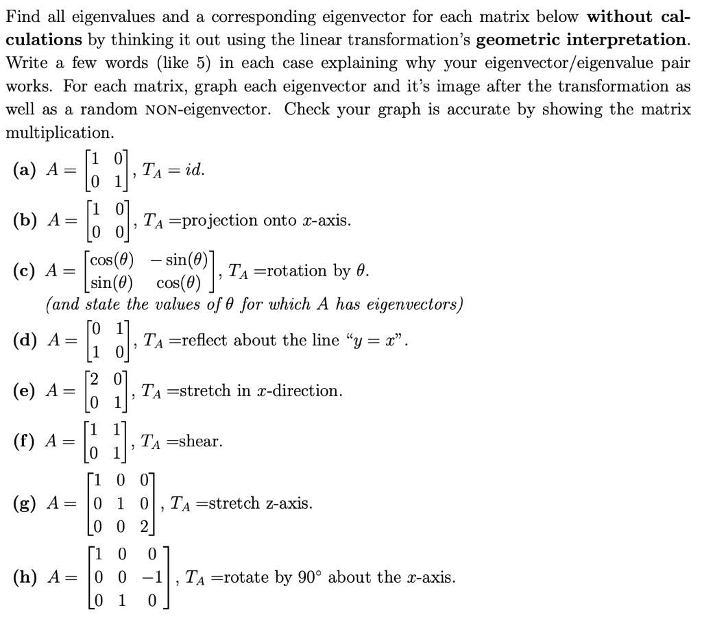 Solved Find A 2 X 2 Matrix A With Real Entries With No Real Chegg