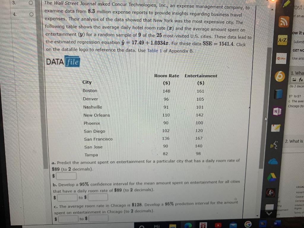Solved The Wall Street Journal asked Concur Technologies,