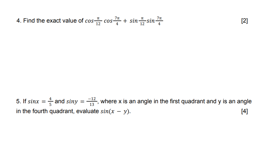 find the value of cos left frac 25 pi 4 right