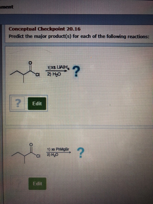 Solved ment Conceptual Checkpoint 20.16 Predict the major | Chegg.com