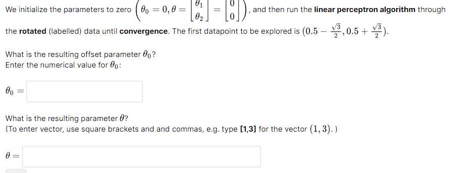 Solved Setup: For All Problems Below, Consider The Following | Chegg.com