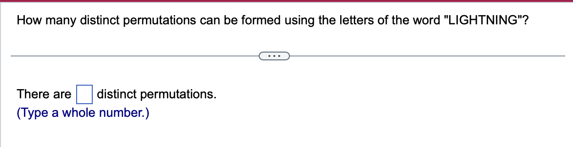 Solved How Many Distinct Permutations Can Be Formed Using | Chegg.com