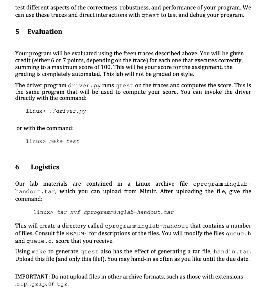 Solved 1 Objective This lab will give us practice with the C | Chegg.com