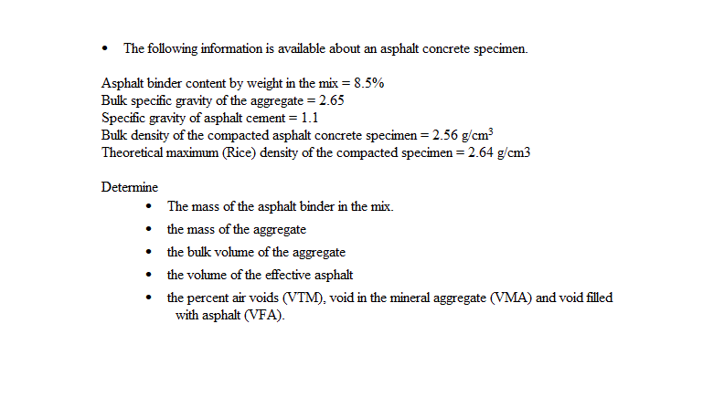 Solved • The following information is available about an | Chegg.com