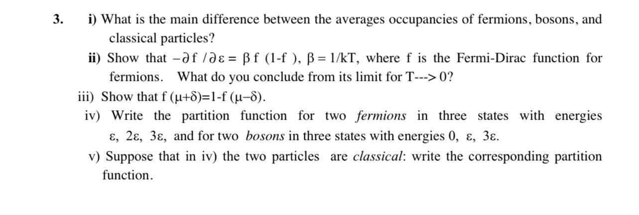Solved 3. i) What is the main difference between the | Chegg.com