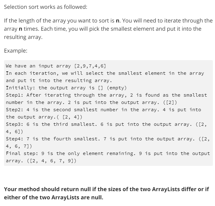 Solved vou WN + Selection Sort.java import java.util.t; | Chegg.com