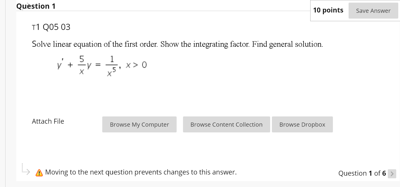 Solved Question 1 10 points Save Answer T1 005 03 Solve | Chegg.com