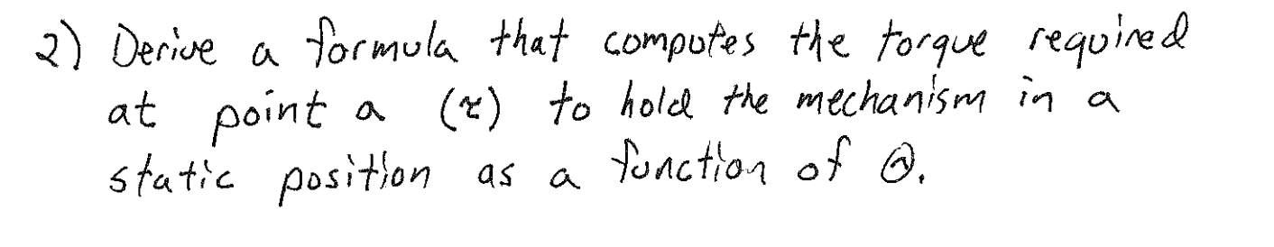 Solved Kinematics and Force Analysi's Homework Problem | Chegg.com