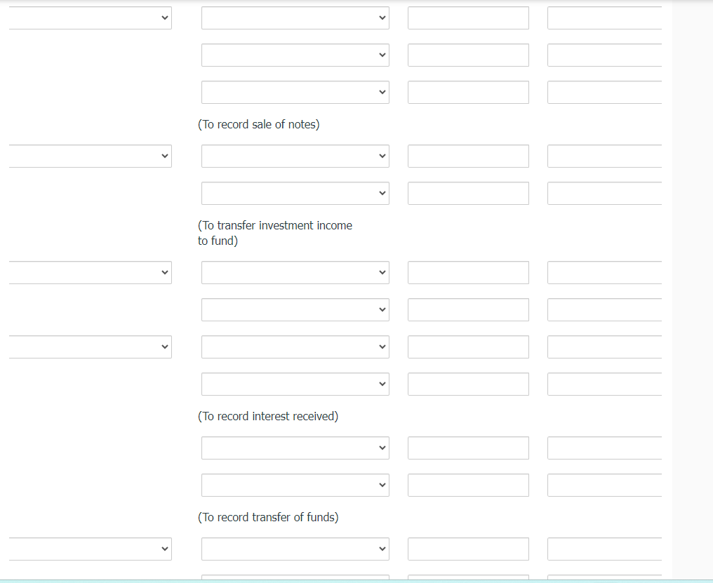 (To record transfer of funds) (To record income) (To | Chegg.com