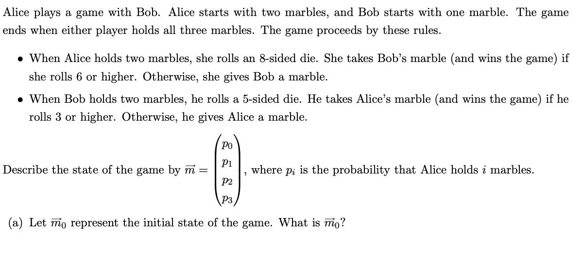 marble game that starts with m