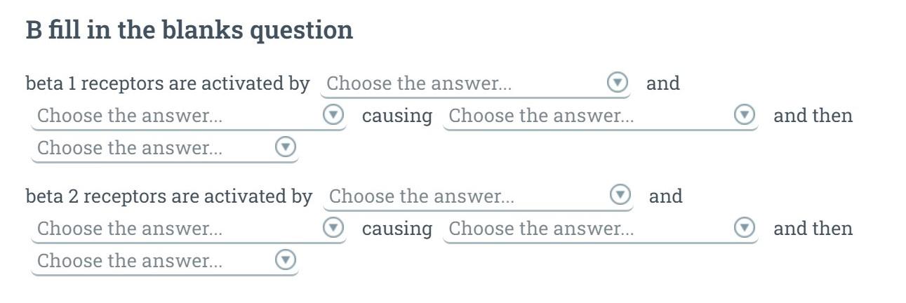 B Fill In The Blanks Question | Chegg.com