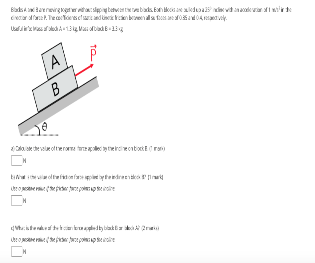 Solved Blocks A And B Are Moving Together Without Slipping | Chegg.com