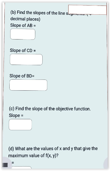 Solved Use the linear programming diagram below to answer | Chegg.com