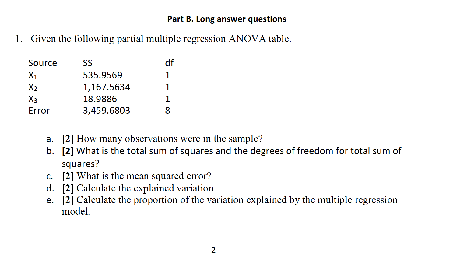 solved-part-b-long-answer-questions-1-given-the-following-chegg