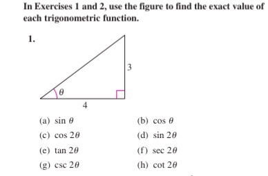 Solved In Exercises 1 and 2, use the figure to find the | Chegg.com