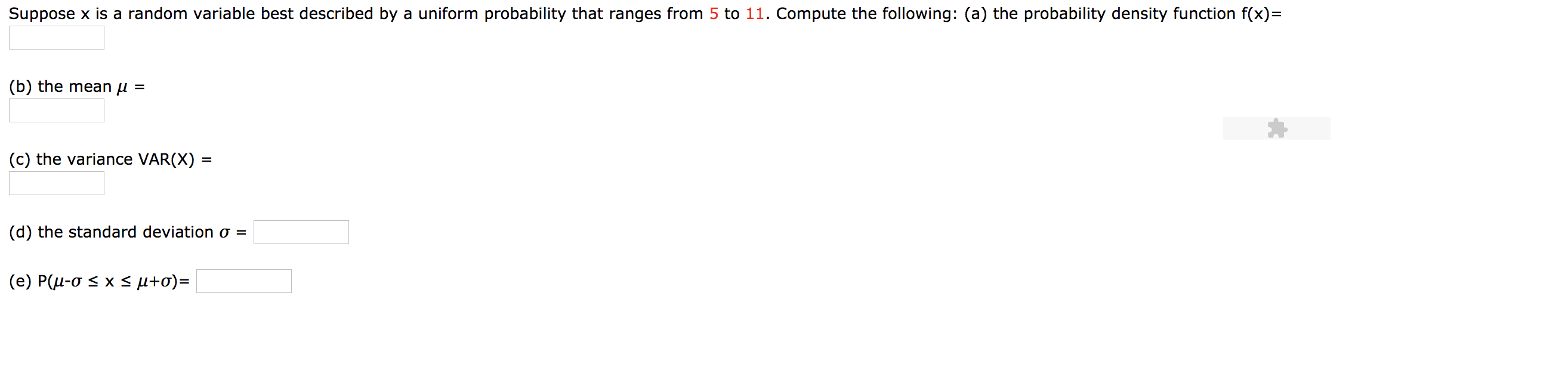 Solved Suppose x is a random variable best described by a | Chegg.com
