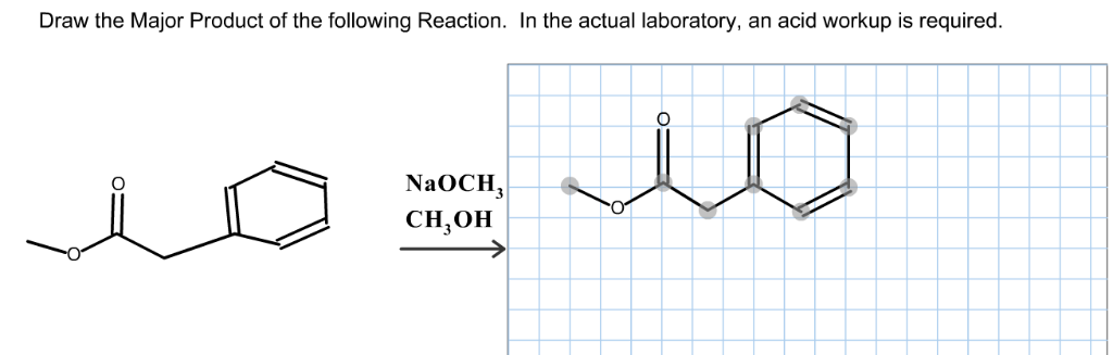 Solved Draw the Major Product of the following Reaction: | Chegg.com