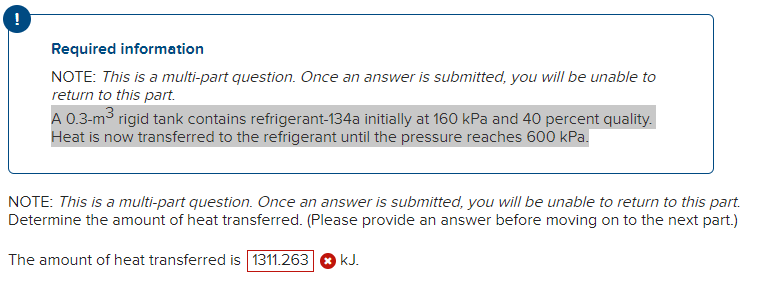 Solved Required information NOTE: This is a multi-part | Chegg.com
