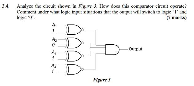 Solved 3.4. Analyze The Circuit Shown In Figure 3. How Does 