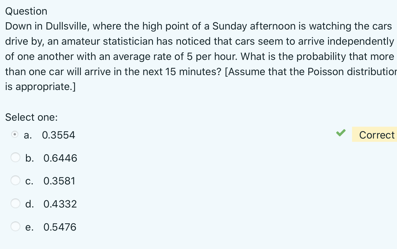 Solved Question Down in Dullsville