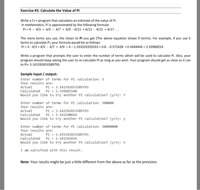 solved-exercise-3-calculate-the-value-of-pi-write-a-c-chegg