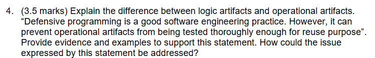 Solved (3.5 ﻿marks) ﻿Explain the difference between logic | Chegg.com