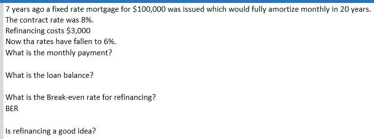 Solved Can you show me how to calculate the break even point | Chegg.com