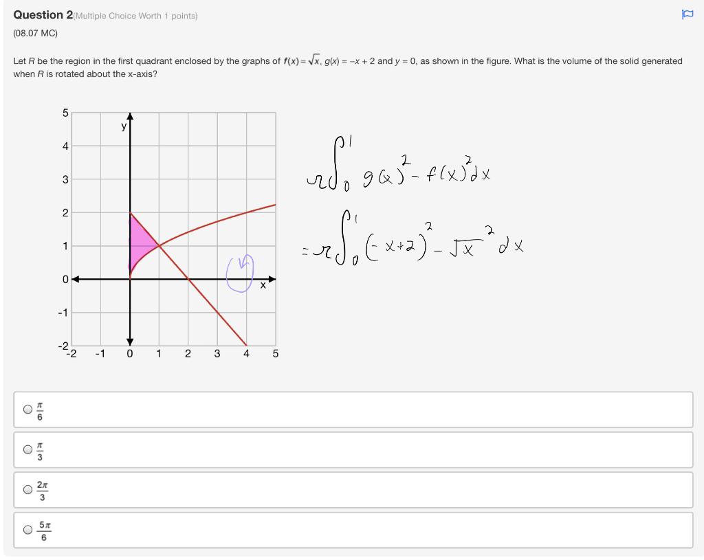 Solved I get 11pi/6 for this question and I’m not too sure | Chegg.com