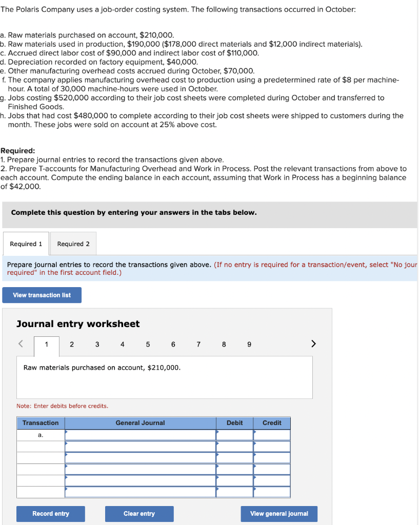 solved-the-polaris-company-uses-a-job-order-costing-system-chegg