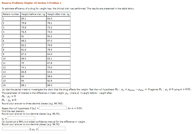 Solved Reserve Problems Chapter 10 Section 4 Problem 1 To | Chegg.com