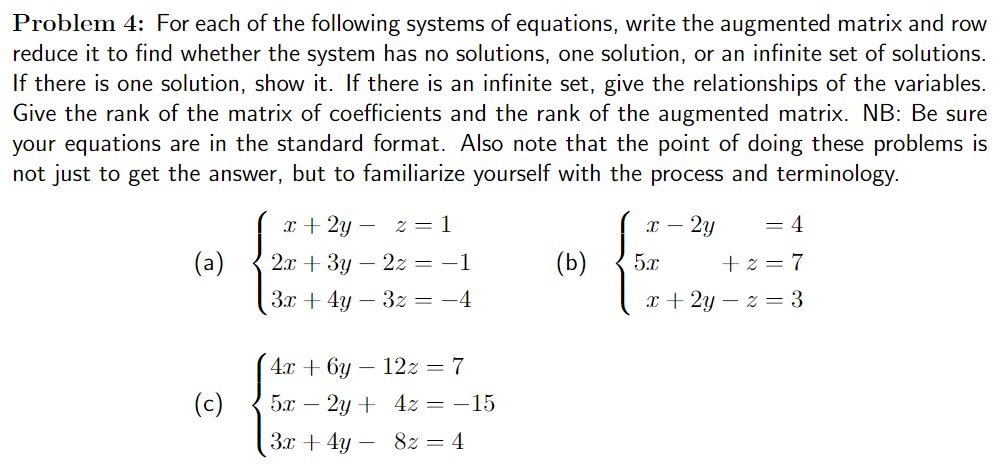 Solved I already know how to determine the solutions to a | Chegg.com