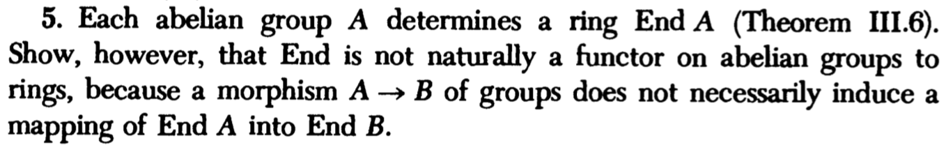 Solved 5. Each abelian group A determines a ring End A | Chegg.com