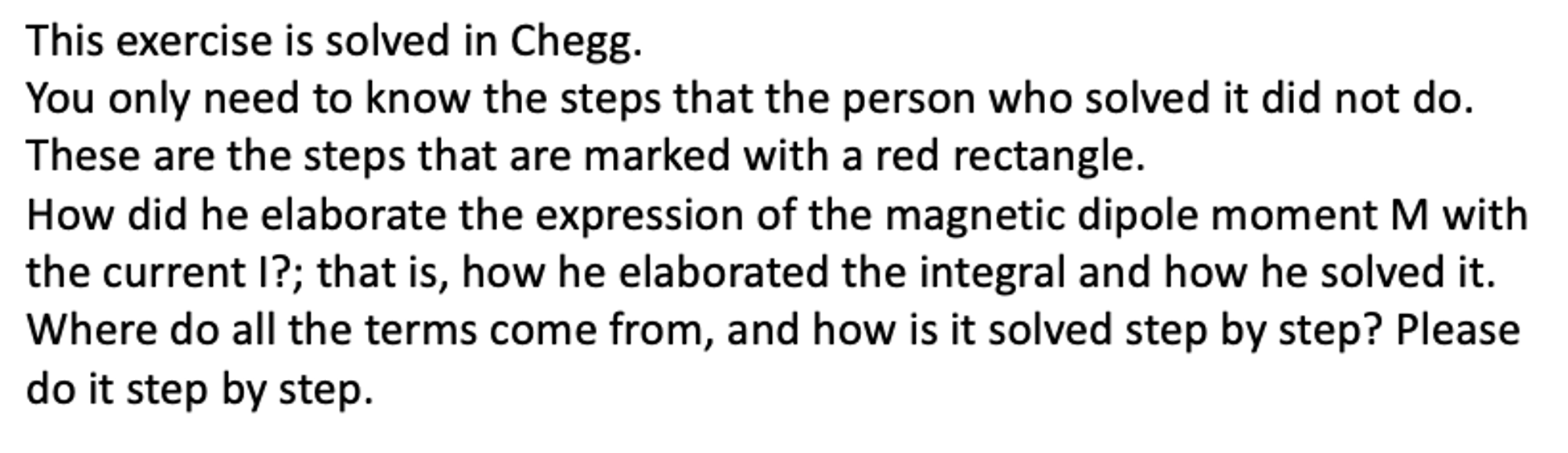 Solved This Exercise Is Solved In Chegg. You Only Need To | Chegg.com