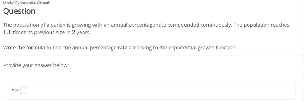 Solved Model Exponential Growth Question The Population Of A Chegg Solved Model Exponential Growth Question The Population Of A Chegg