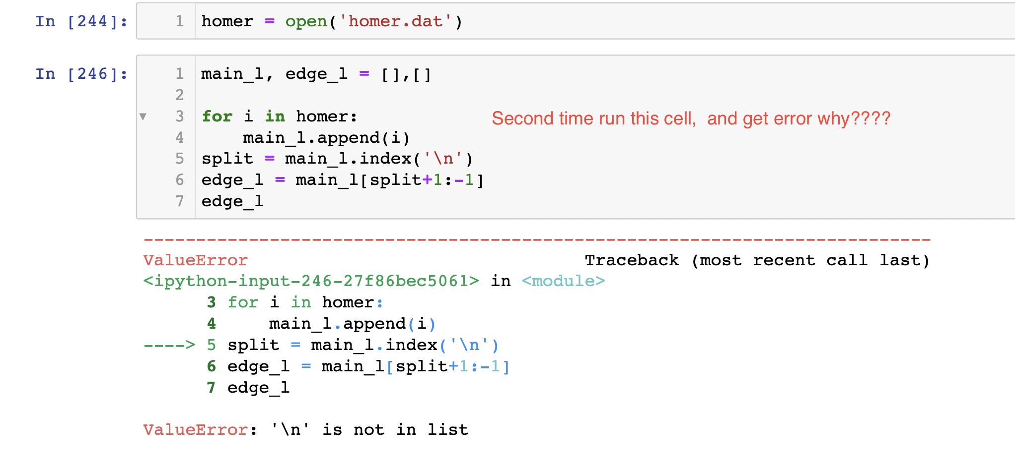 Solved It seems like I can only use the dat file once???? | Chegg.com