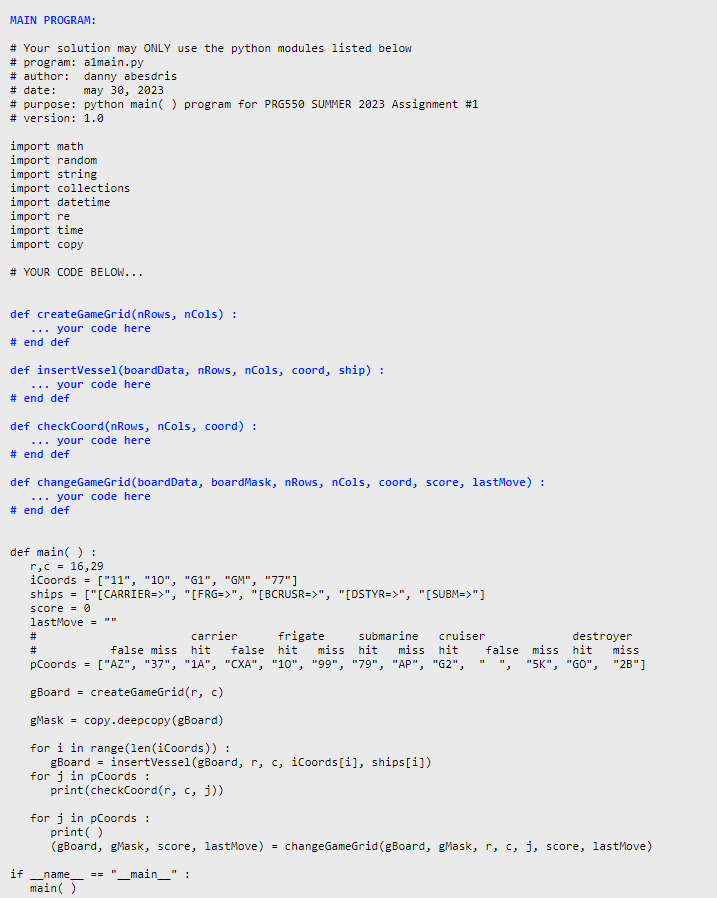Solved Requirements: # Your Python program is required to do | Chegg.com