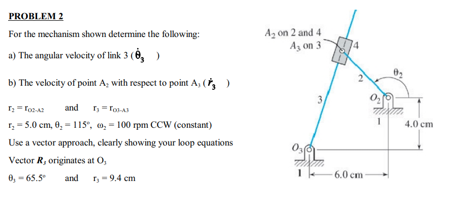 For the mechanism shown determine the following: a) | Chegg.com