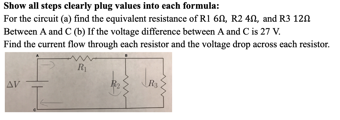 Solved Show all steps clearly plug values into each formula: | Chegg.com
