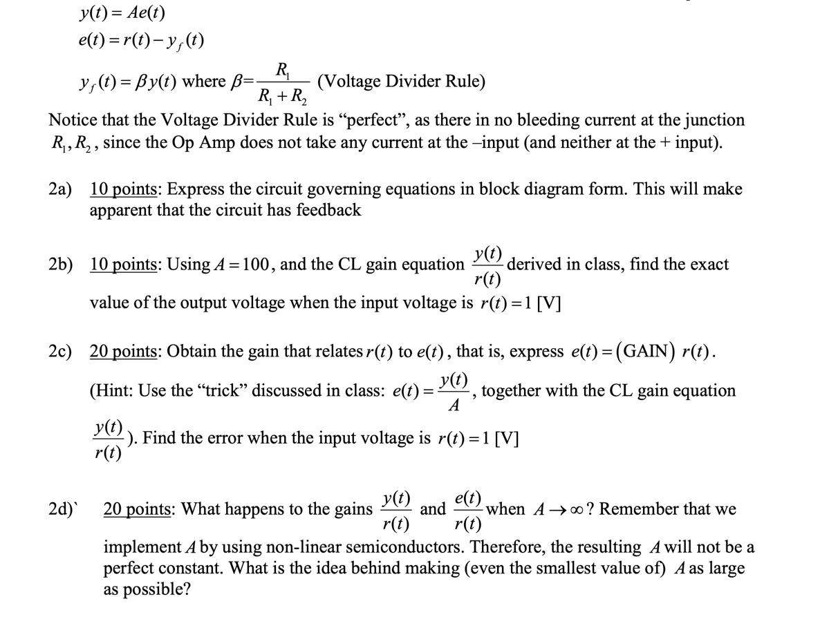 Solved Problem 2 Consider The Non Inverting Amplifier Of Chegg Com