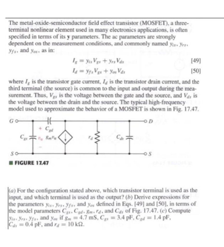 The metaloxidesemiconductor field effect transistor