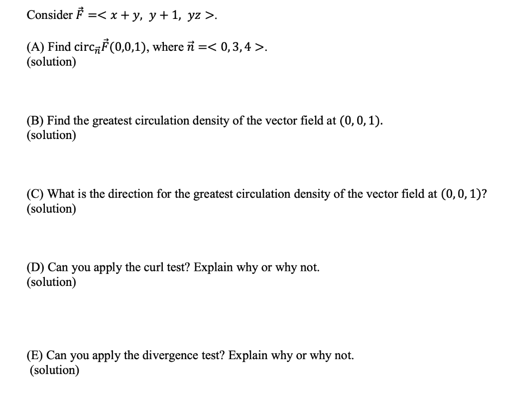 Solved Consider E X Y Y 1 Yz A Find Circaf 0 Chegg Com