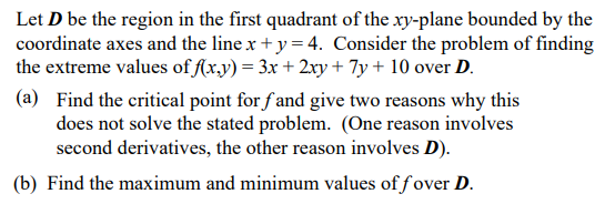 Solved Let D be the region in the first quadrant of the | Chegg.com