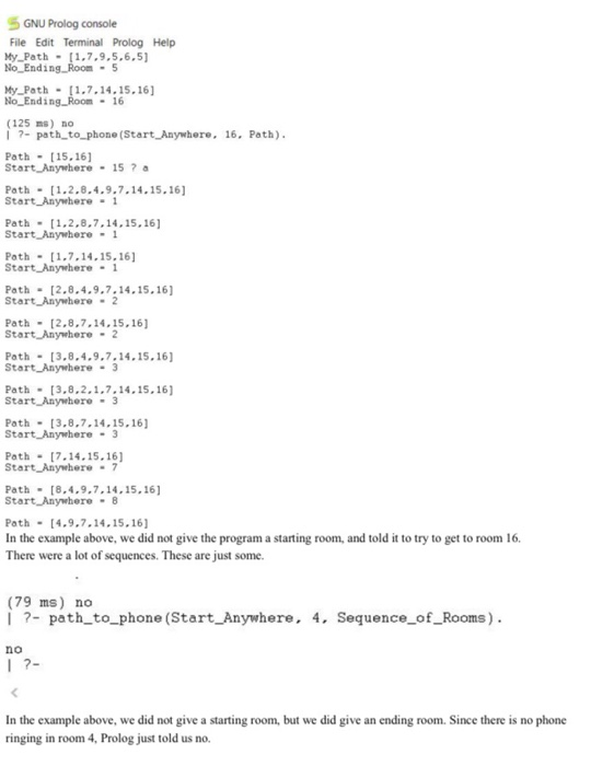 Traversal with Prolog For this programming | Chegg.com