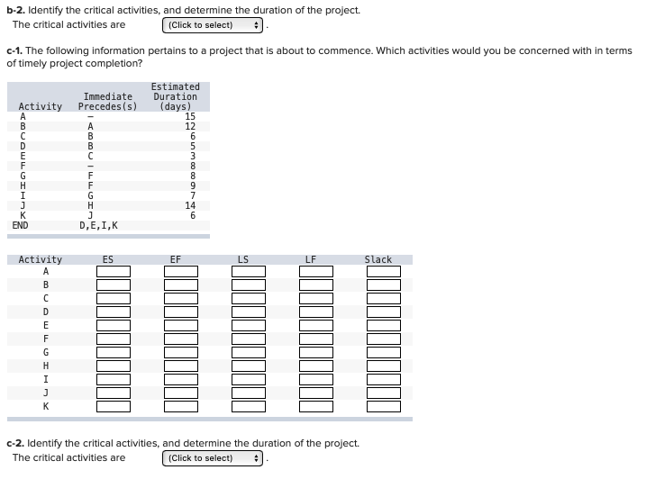 Solved For each of the problems listed below, determine the