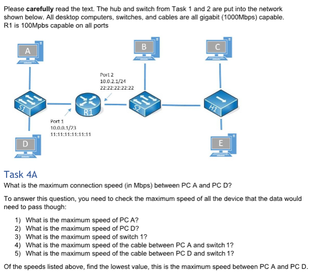 Solved b: What is the maximum connection speed (in Mbps) | Chegg.com