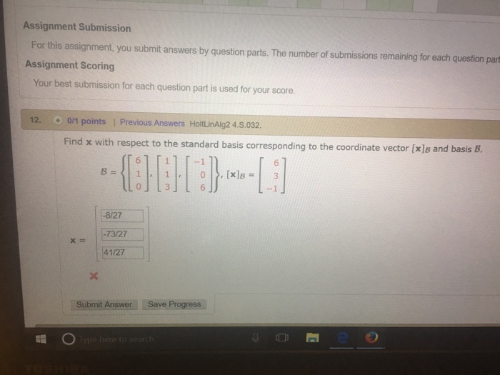 Solved Assignment Submission For this assignment, you submit | Chegg.com