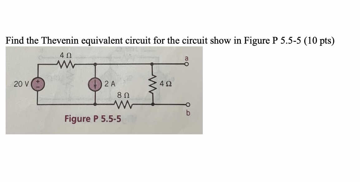 Solved Find The Thevenin Equivalent Circuit For The Circuit | Chegg.com